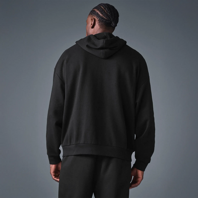 Alo Yoga Accolade Black Zip-Up Hoodie