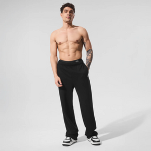 Alo Yoga Accolade Straight Leg Black Sweatpants