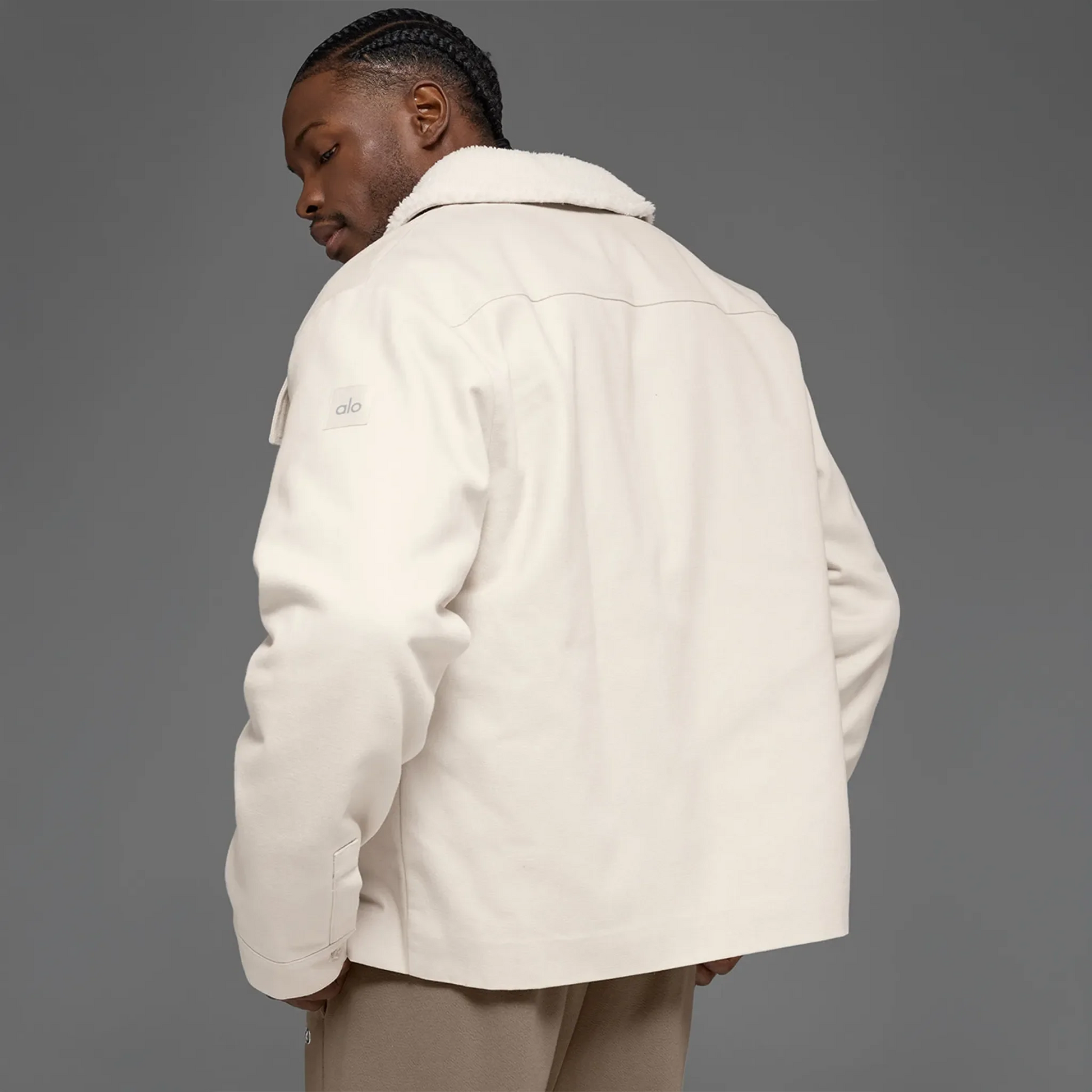 Alo Yoga Canvas Utility Bone Shacket Jacket