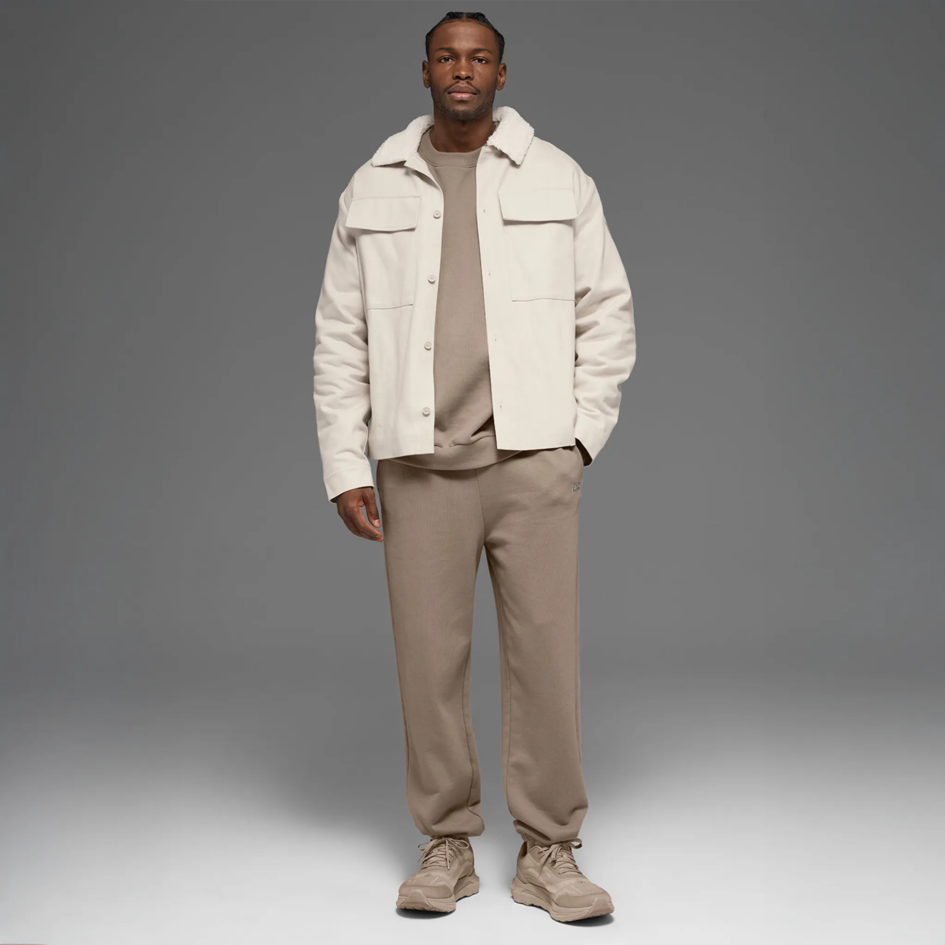 Alo Yoga Canvas Utility Bone Shacket Jacket