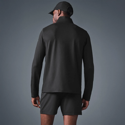 Alo Yoga Conquer Reform Black L/S 1/4 Zip