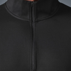 Alo Yoga Conquer Reform Black L/S 1/4 Zip