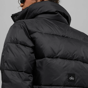 Alo Yoga Gold Rush Black Puffer Jacket (W)