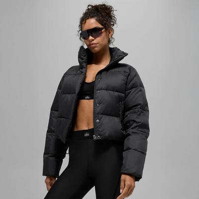 Alo Yoga Gold Rush Black Puffer Jacket (W)
