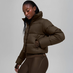 Alo Yoga Gold Rush Espresso Puffer Jacket (W)