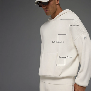 Alo Yoga Scholar Ivory Hoodie