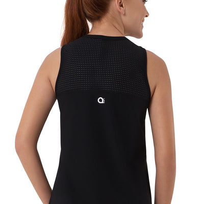 Smooth and Seamless Fitness Tank Top - Black