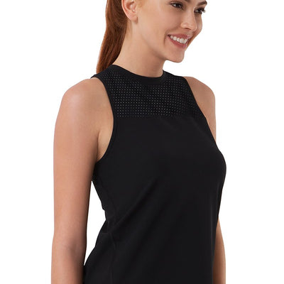 Smooth and Seamless Fitness Tank Top - Black
