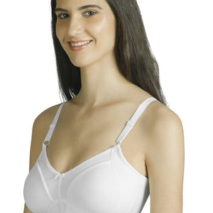 Minimiser Non-Padded Non-Wired Bra - White