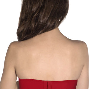 Strapless Padded Wired Multiway Tube Bra - Festive Red