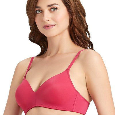 Sculpt Padded Wired Cerise Full-cover Bra - Cerise