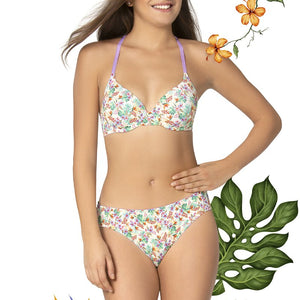 Tropical Print Bikini - Tropical Pr