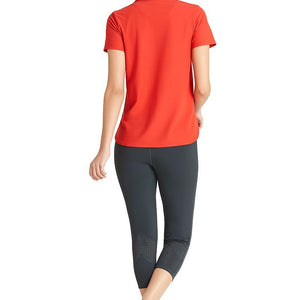Smooth and Seamless Fitness T-shirt - Molten Lava
