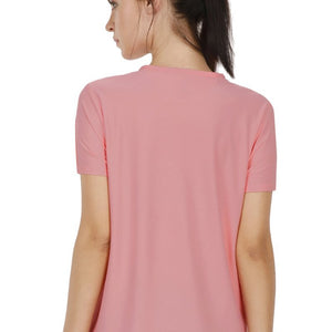 Smooth And Seamless Fitness T-Shirt - Shell Pink