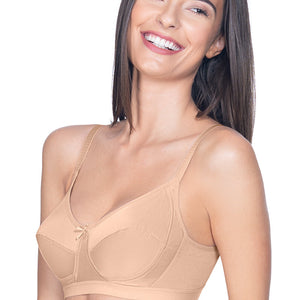 All Day Everyday Non-Padded Non-Wired Bra - Nude