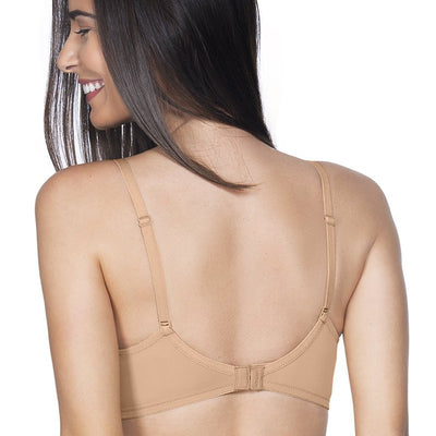 Smooth Charm Padded Non-Wired T-Shirt Bra - Sandalwood