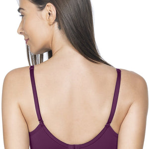 Smooth Charm Padded Non-Wired T-Shirt Bra - Violet