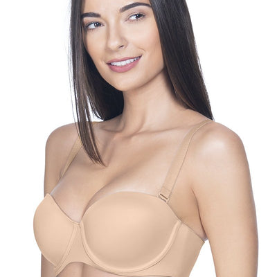 Multiway Padded Wired Bra - Sandalwood