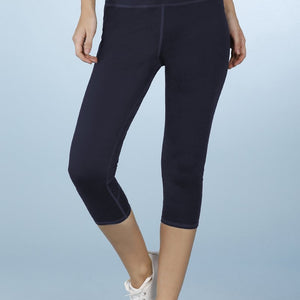 Smooth Fitness Capri Pant - Gibraltar Sea