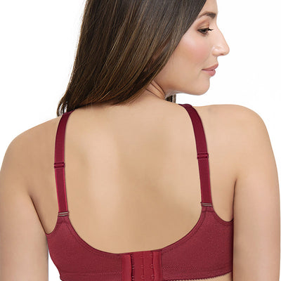 Ultra Support Non-padded Non-wired Bra - Henna