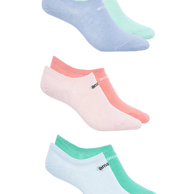 Low Cut Socks (Pack of 6) - Multicolor