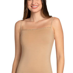 Modal Lace Camisole - Hazelnut