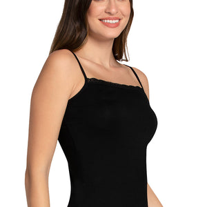 Modal Lace Camisole - Black