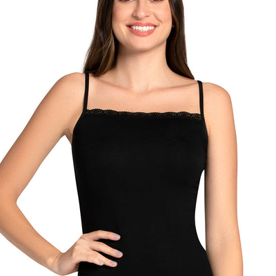 Modal Lace Camisole - Black