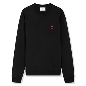 Ami Paris Ami De Coeur Black Sweatshirt