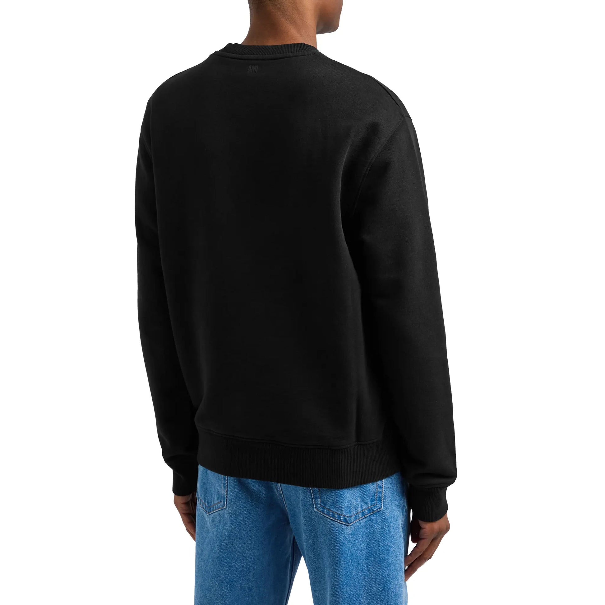 Ami Paris Ami De Coeur Black Sweatshirt