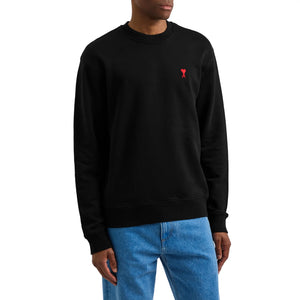 Ami Paris Ami De Coeur Black Sweatshirt