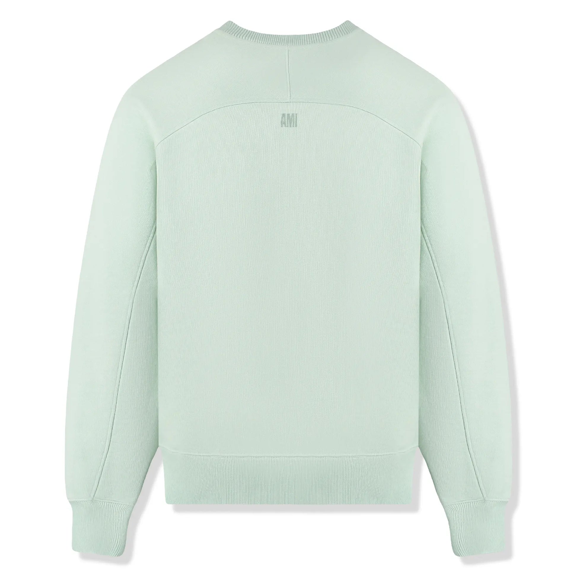Ami Paris Ami De Coeur Tonal Aqua Green Sweatshirt