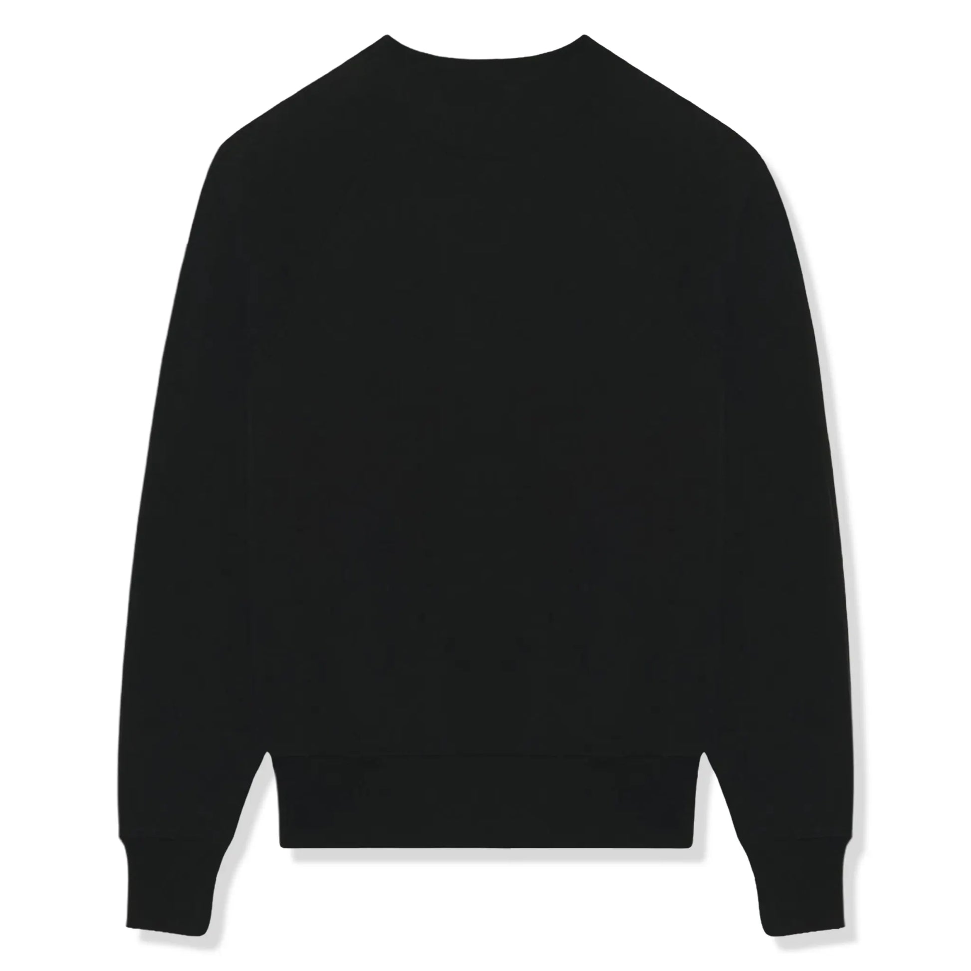 Ami Paris Ami De Coeur Tonal Boxy Fit Black Sweatshirt