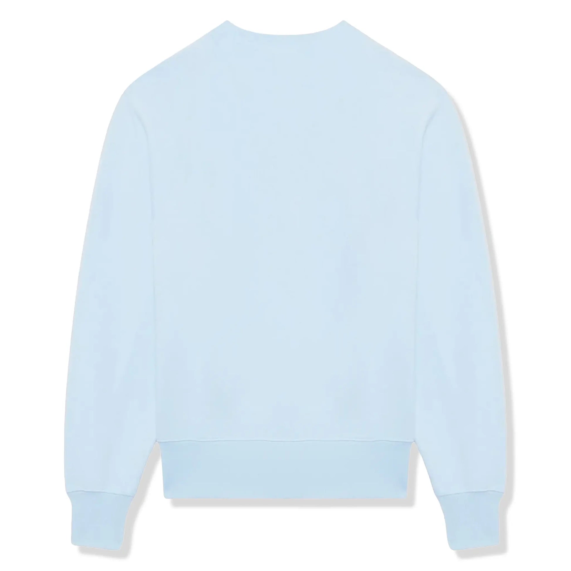 Ami Paris Ami De Coeur Tonal Boxy Fit Sky Blue Sweatshirt
