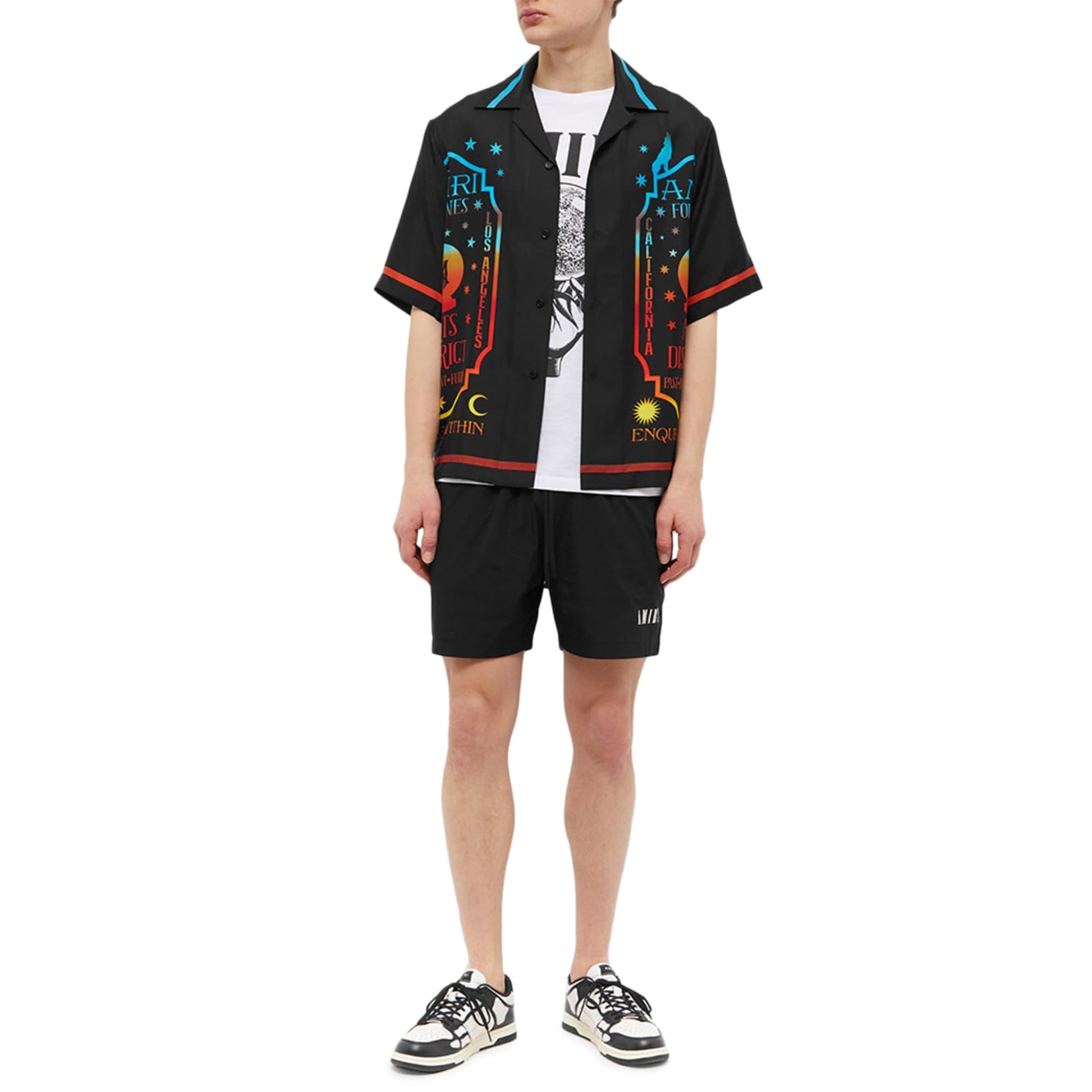 Amiri Core Logo Black Swim Shorts
