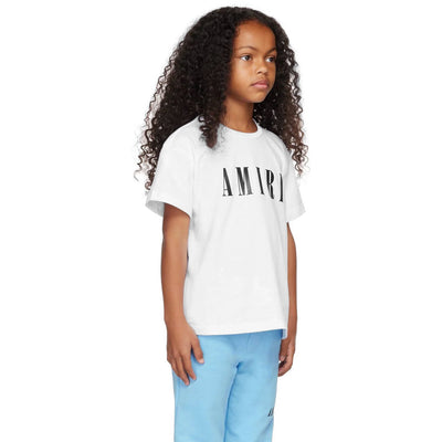 Amiri Kids 'Amiri' White T Shirt