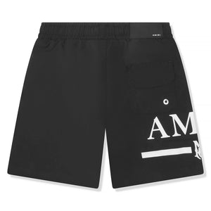 Amiri Kids MA Bar Black Swim Trunks