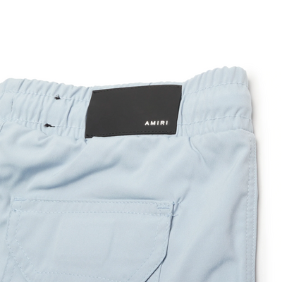 Amiri Kids MA Bar Dusty Blue Swim Trunks