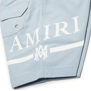 Amiri Kids MA Bar Dusty Blue Swim Trunks