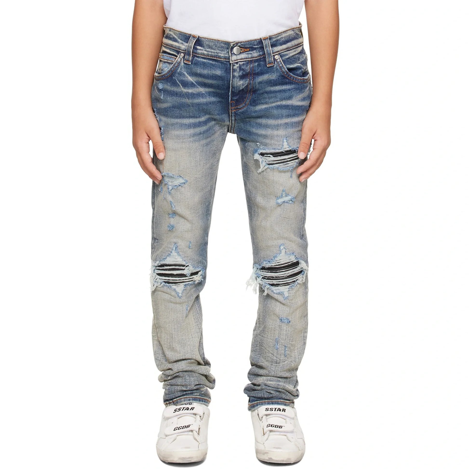 Amiri Kids MX1 Clay Indigo Jeans