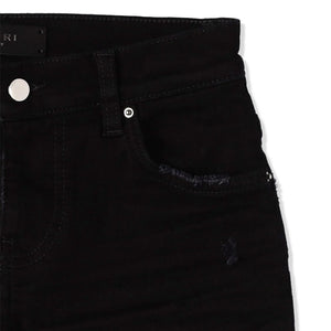 Amiri Kids Stack Black Jeans