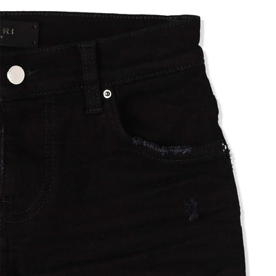 Amiri Kids Stack Black Jeans