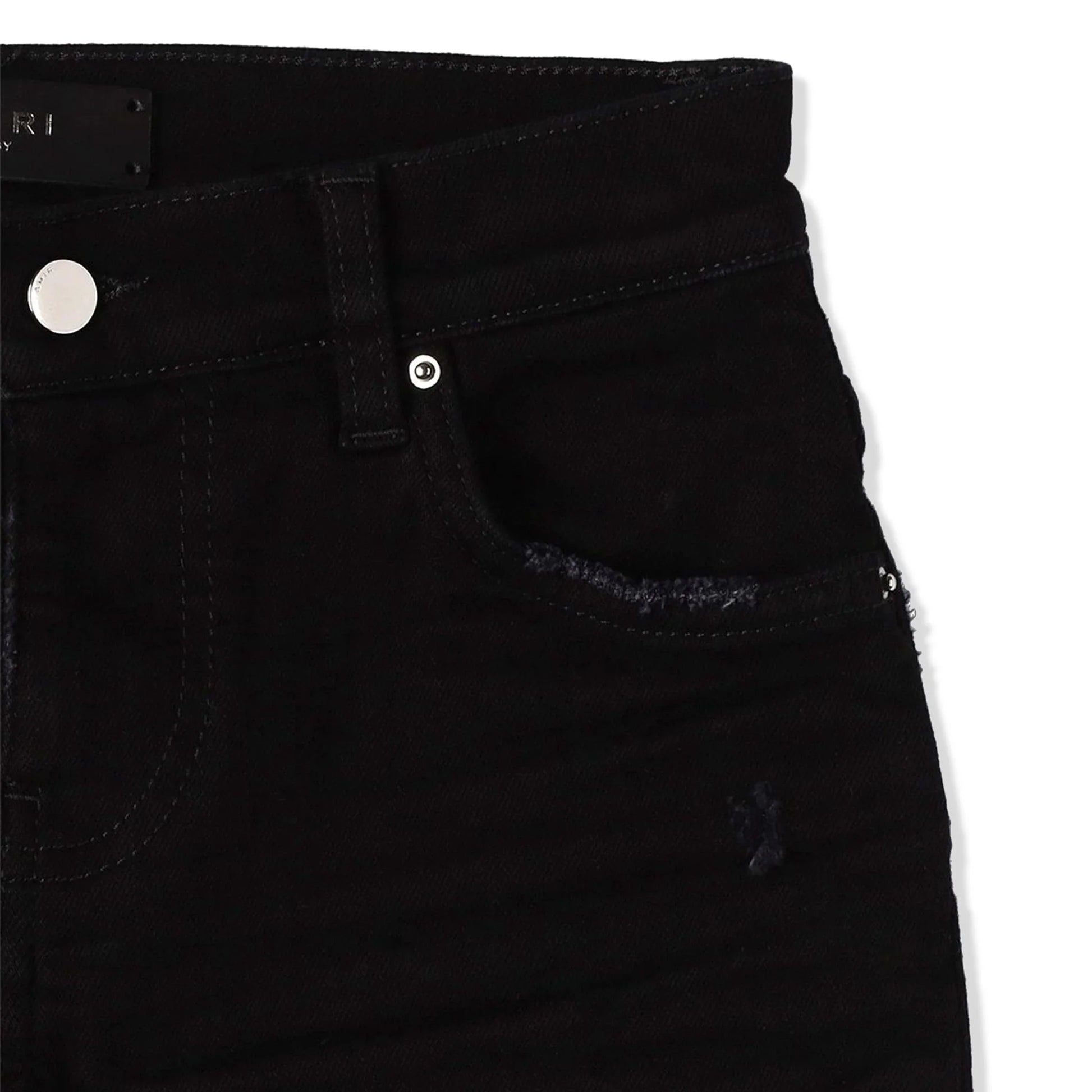 Amiri Kids Stack Black Jeans
