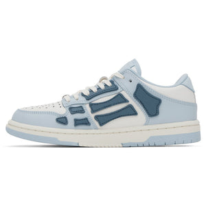 Amiri Skeleton Low Top Baby Blue White Sneaker