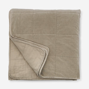 Amsterdam Cotton Velvet Coverlet by Pom Pom at Home