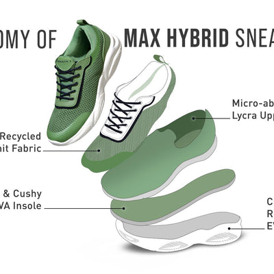 Max Hybrid Sneakers : Green