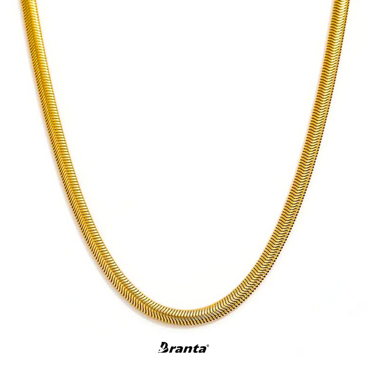 Luxury Gold Plated 3D Snake Chain Necklace For Men (21 Inch)