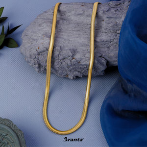 Luxury Gold Plated 3D Snake Chain Necklace For Men (21 Inch)