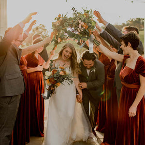 Springy Fall Appalachian Wedding