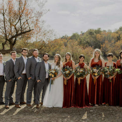 Springy Fall Appalachian Wedding